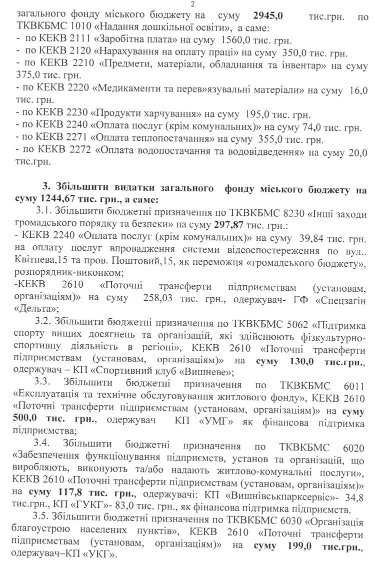 Проекти рішень XXXII сесіЇ VIІ скликання